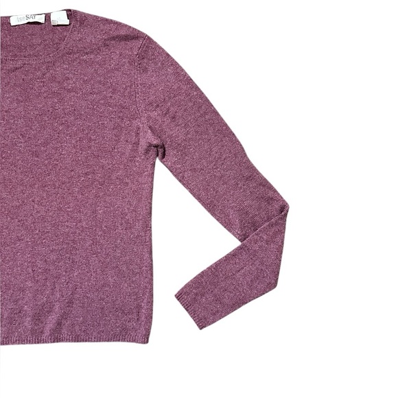 Tse 100% Pure Cashmere Purple Sweater Small - Picture 3 of 6